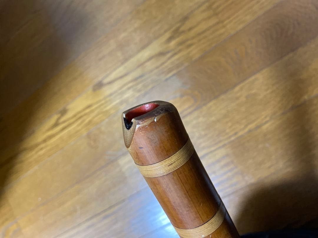 尺八 本体 竹製　破損あり