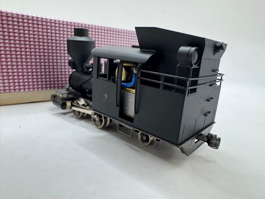 美品 鉄道模型 つぼみ堂模型店「木曽森林鉄道 機関車」 HOゲージ 箱付き