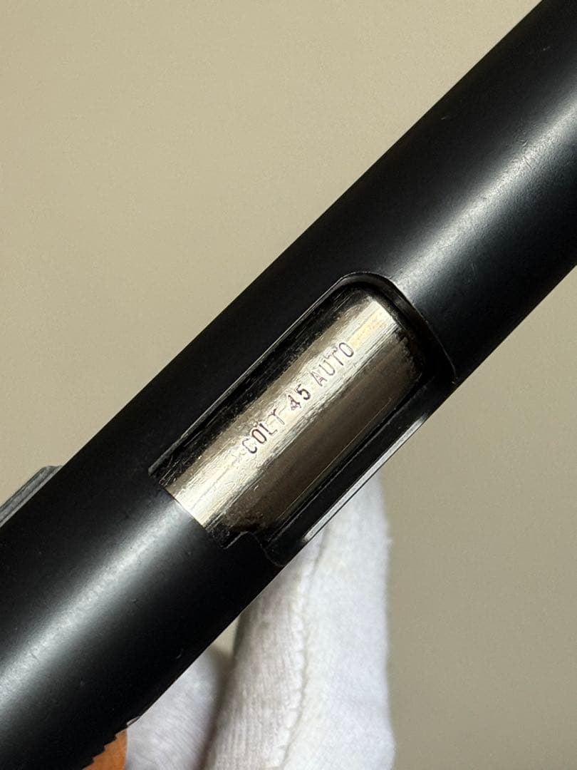 ブルーイング WA コルト M1911A1 ガバメント 木製グリップ ガスガン