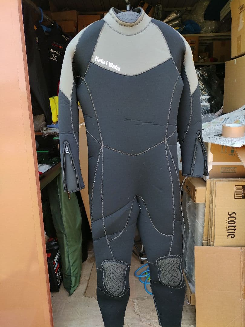 Hela i Waho フルスーツ ウェットスーツ 黒/グレー 2着セット