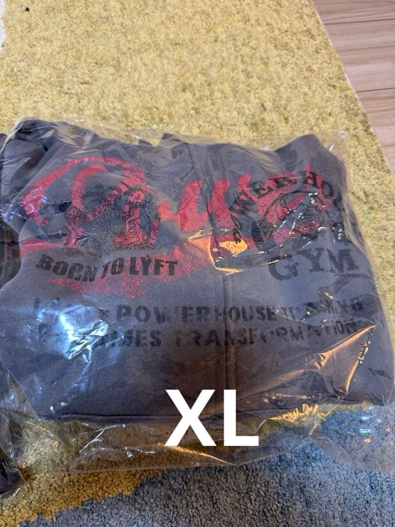 【激レア】lyft × パワーハウスジム　セットアップ フーディーXL、パンツM