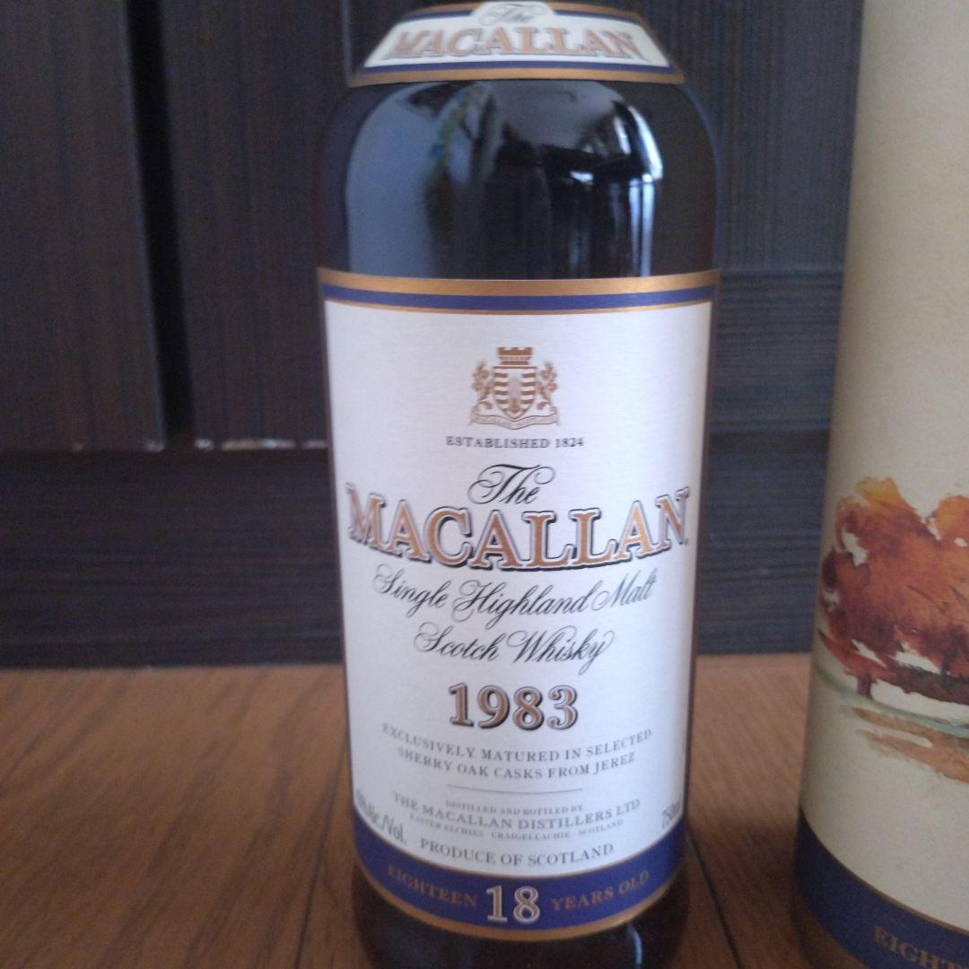 The Macallan 18年 750ml 1983年