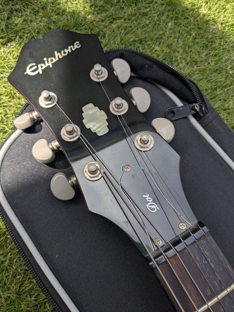 極美品 Epiphone dot CH ES-335タイプ ケース付 セミアコ