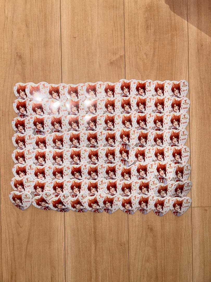 莉犬くん　7thハート缶バッジ