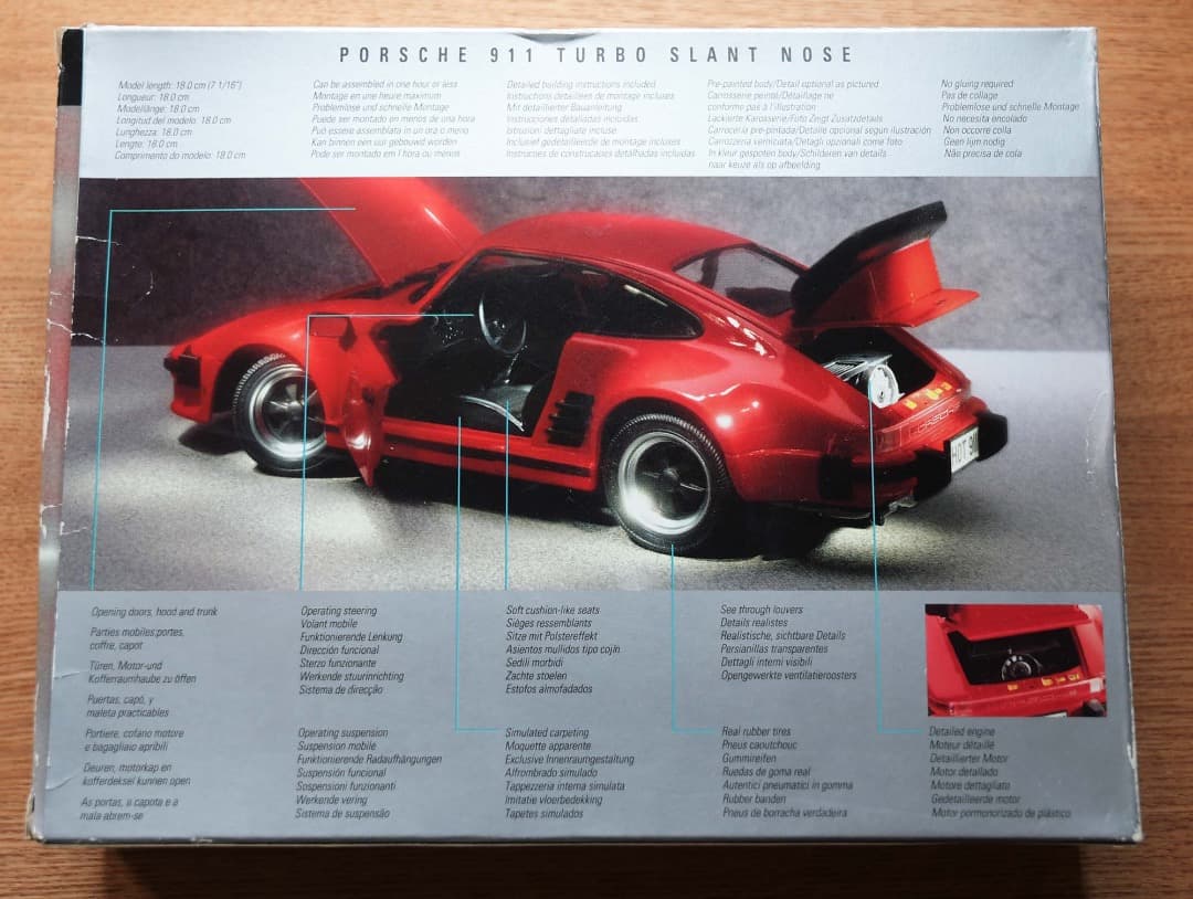 ポルシェ911ターボ／メタルモデルキット／ヴィンテージ品