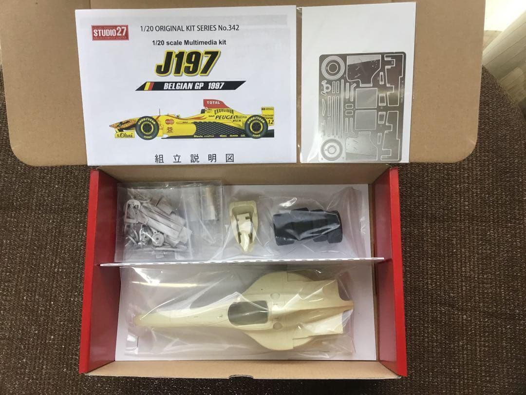 1/20 スタジオ27 ジョーダン J197 ベルギーGP タバコデカール付き