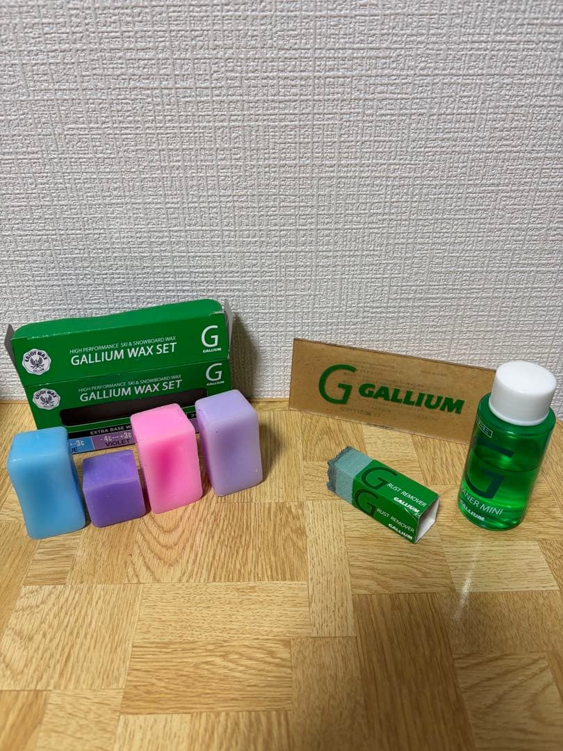 ガリウム　GALLIUM トライアルワクシングセット　ホットワックス　アイロン