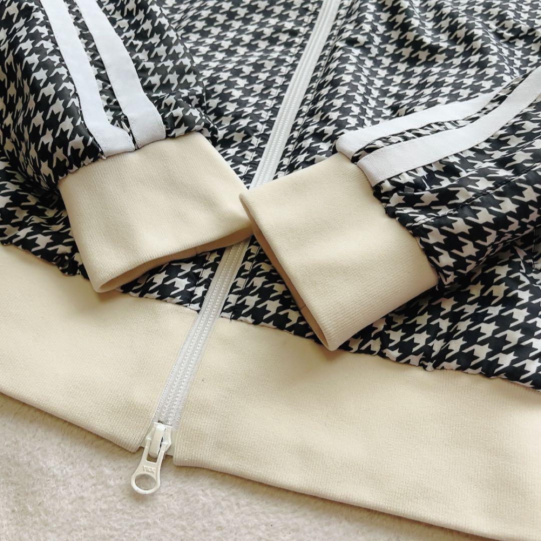 極美品　パーリーゲイツ　蓄熱裏地　スニード　ジャケット　千鳥　ブラック　ネイビー