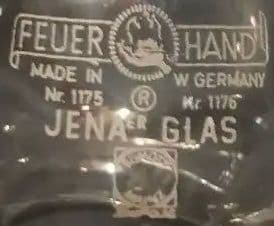 175 176 JENA グラス ホヤ フュアーハンド ランタン グローブ