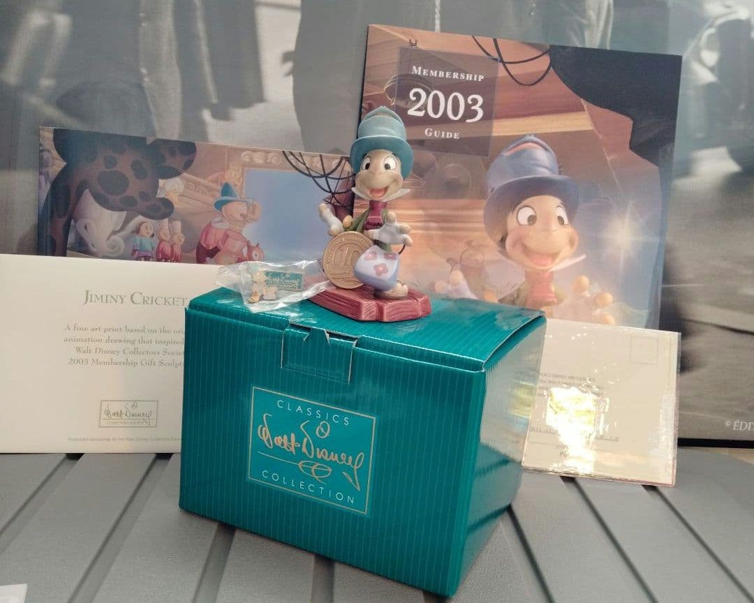 限定品　WDCC ディズニー　ピノキオ　ジミニークリケット