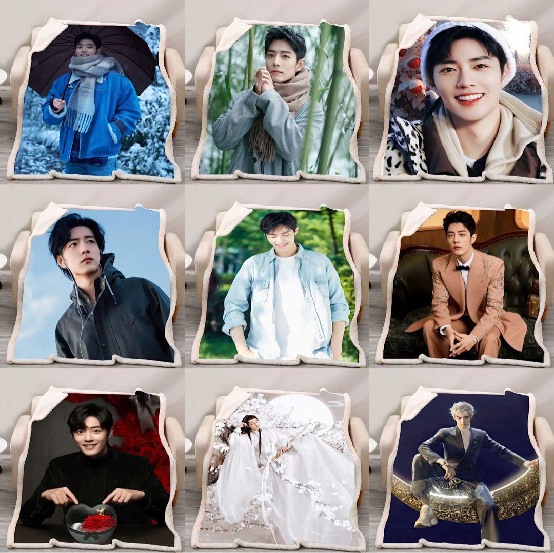 肖戦 陳情令 博君一肖 ブランケット 2層構造 冬向け 厚みあり