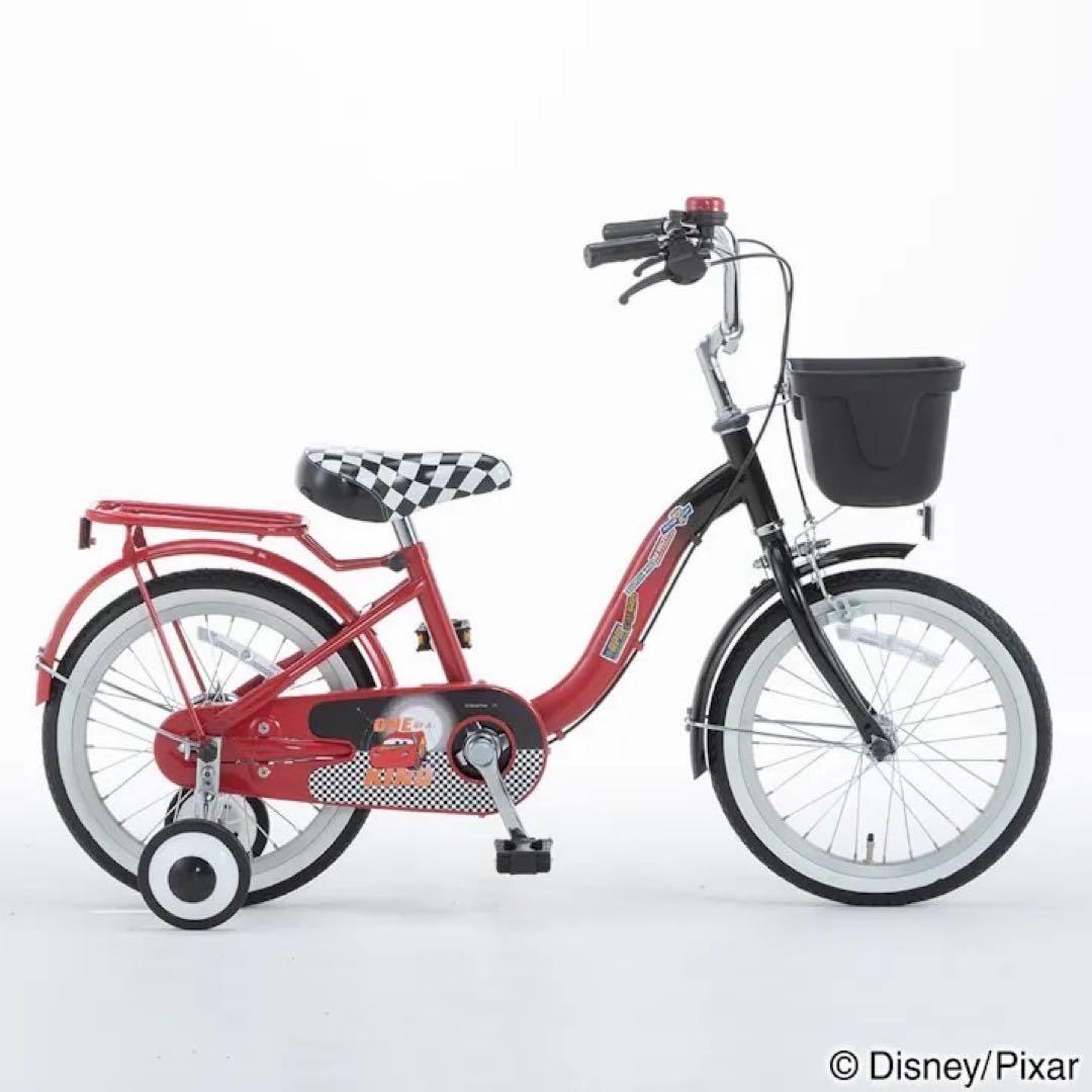 ディズニー/ピクサー 幼児用自転車 赤黒