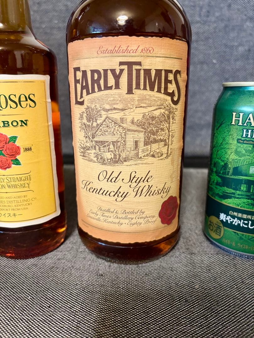 アーリータイムズ　国外ボトル　フォアローゼス 旧ボトル　未開封　2本セット　古酒