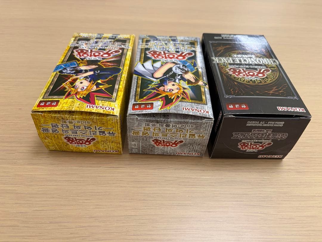 遊戯王 韓国語版 3BOX 未開封
