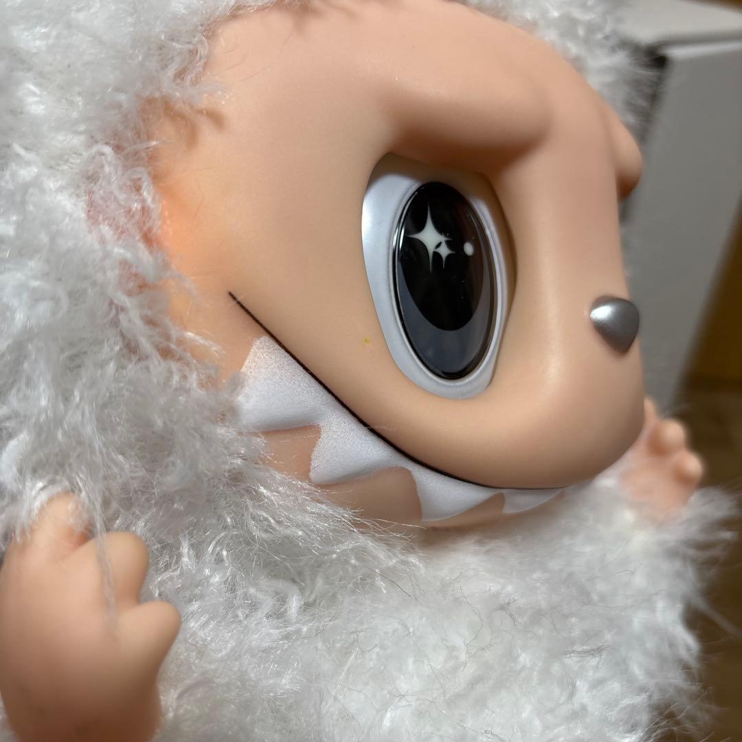 38cm ラブブ ジモモ 白 ホワイト シッポ付き ぬいぐるみ 海外輸入品