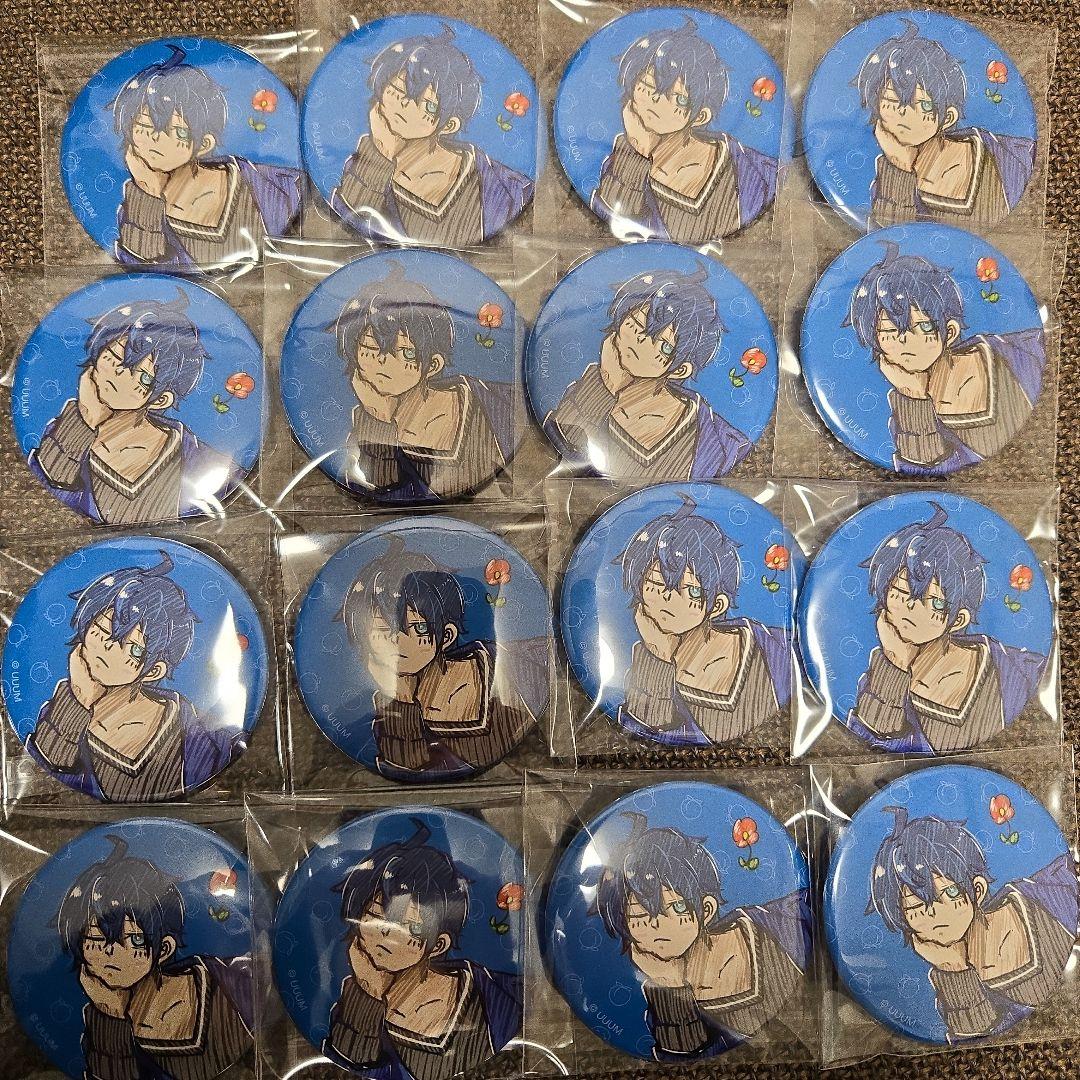 カラフルピーチ　なおきりさん　トレーディング直筆イラスト缶バッジ