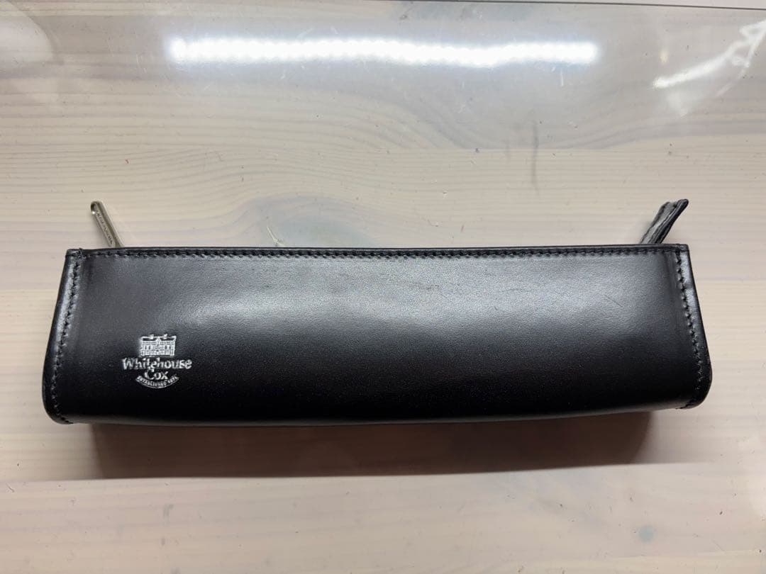 ホワイトハウスコックス　ペンケース　ブラック
