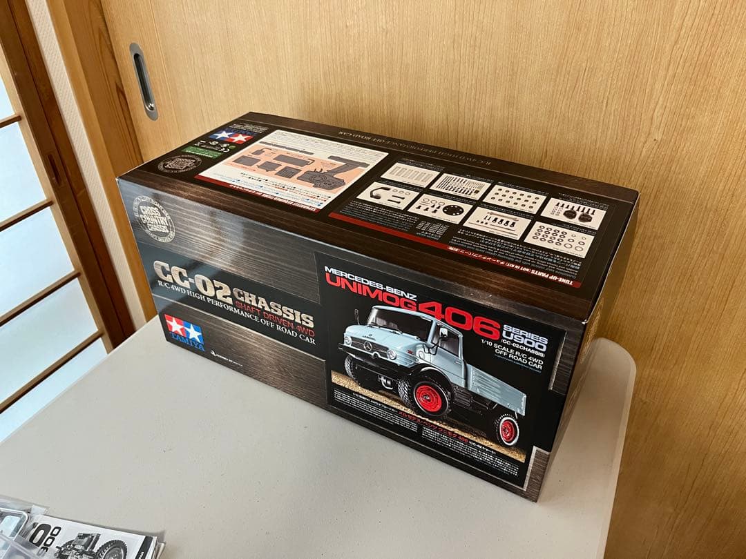 タミヤ1/10RC メルセデスベンツ　ウニモグ406 CC02 本体組立済