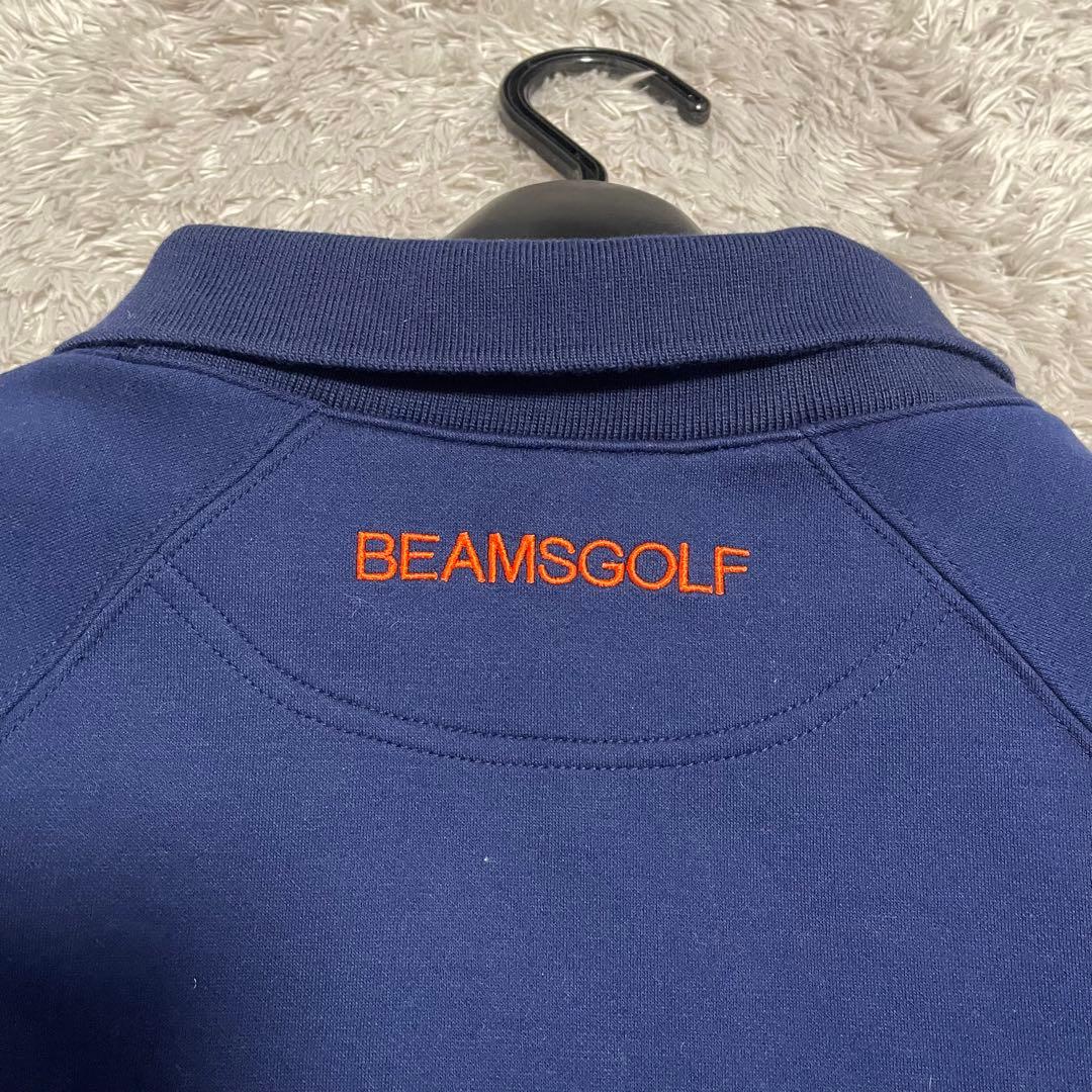 極美品　ビームスゴルフ BEAMSGOLF スウェット トレーナー 襟付き