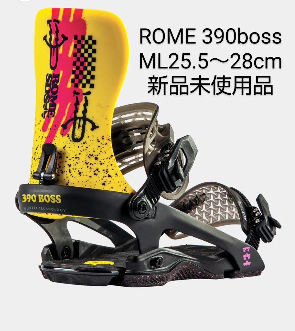 ローム 390ボス ビンディング スノーボード バインディング 390 rome