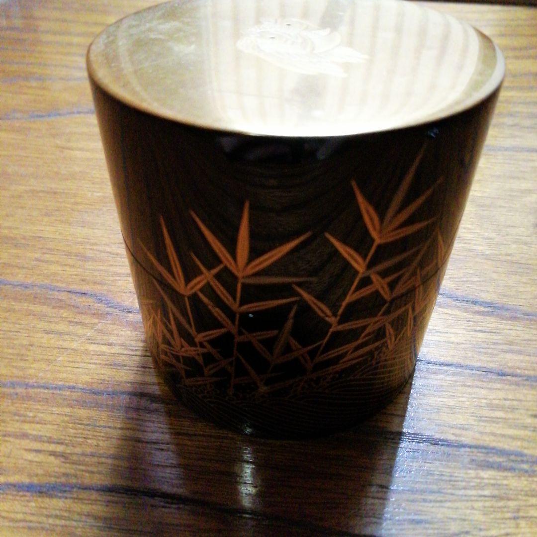 桂山作　鴛鴦蒔絵中次