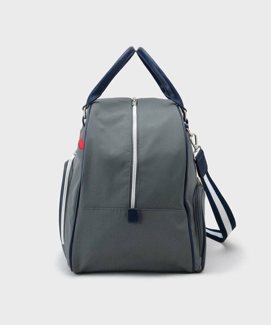 【新レーベル ADABAT NAVY】トリコロールボストンバッグ　ゴルフバッグ