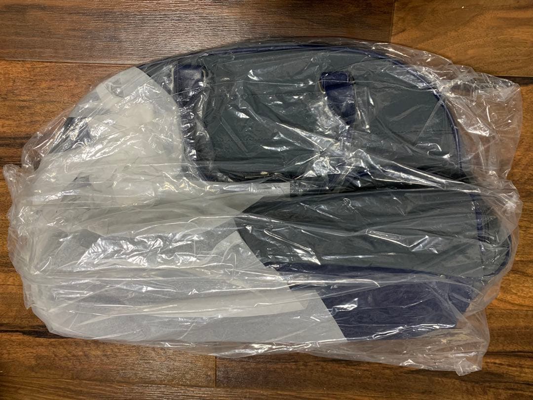 【新レーベル ADABAT NAVY】トリコロールボストンバッグ　ゴルフバッグ