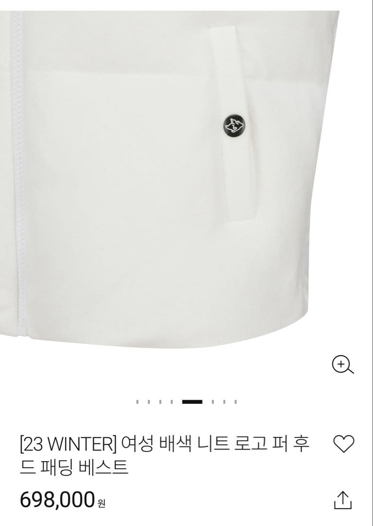 激レア　新品未使用　韓国パーリーゲイツ　ダウンベスト　1