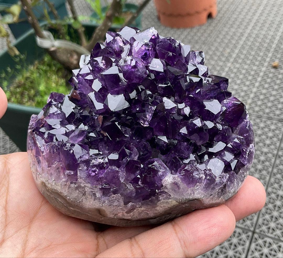 【トップグレード】天然石 ウルグアイ産 アメジストフラワー