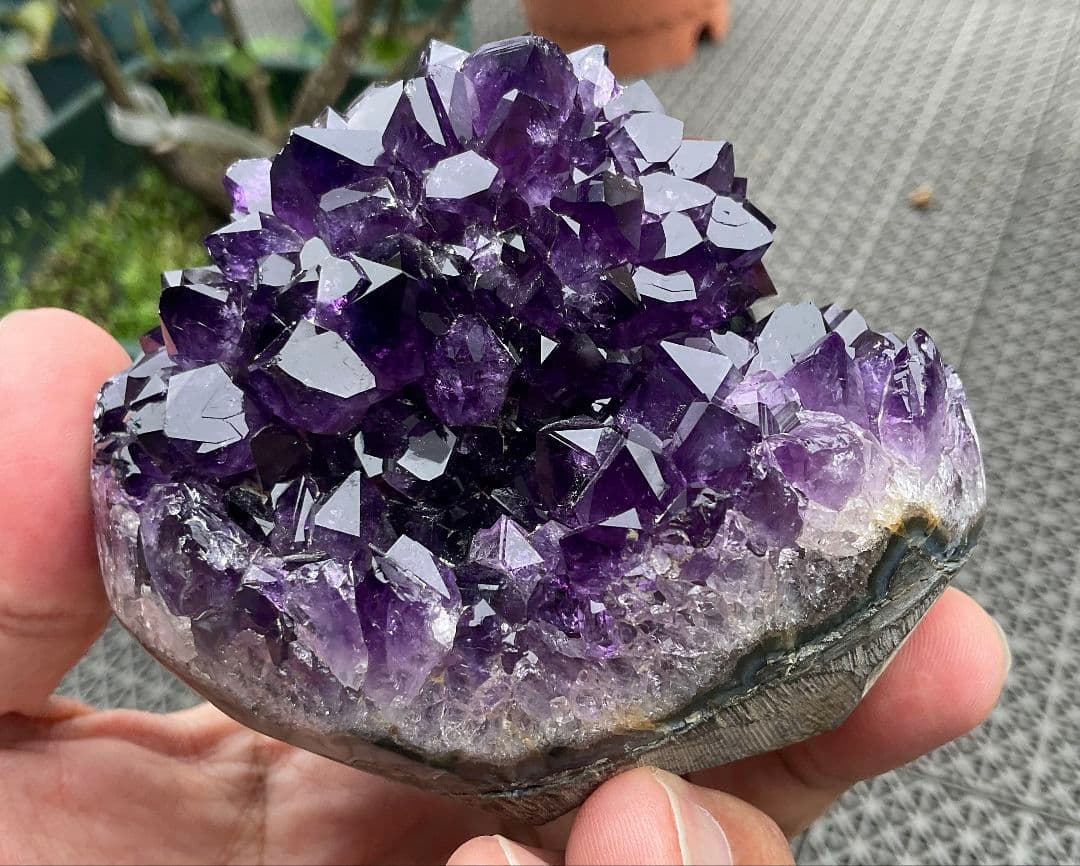 【トップグレード】天然石 ウルグアイ産 アメジストフラワー