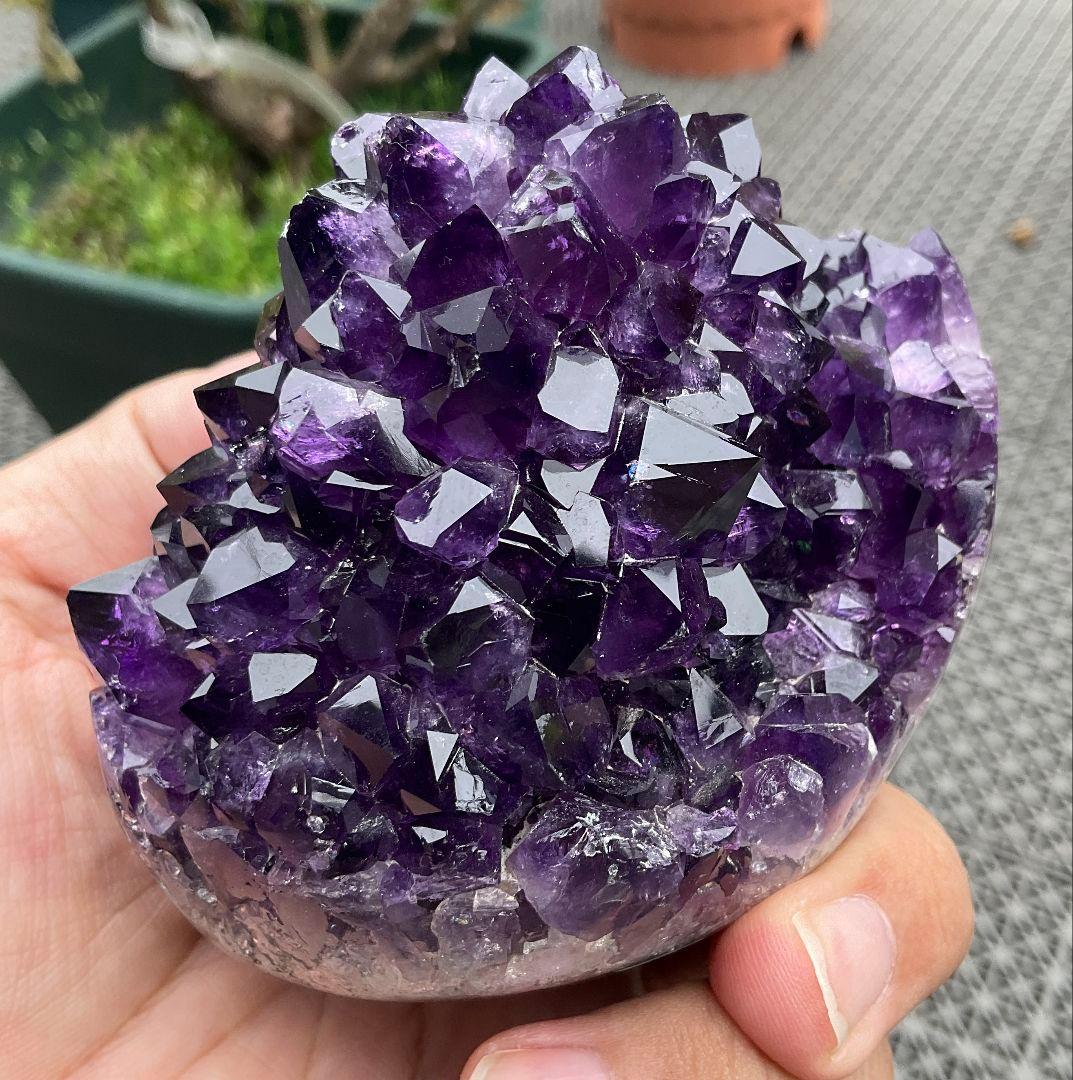 【トップグレード】天然石 ウルグアイ産 アメジストフラワー