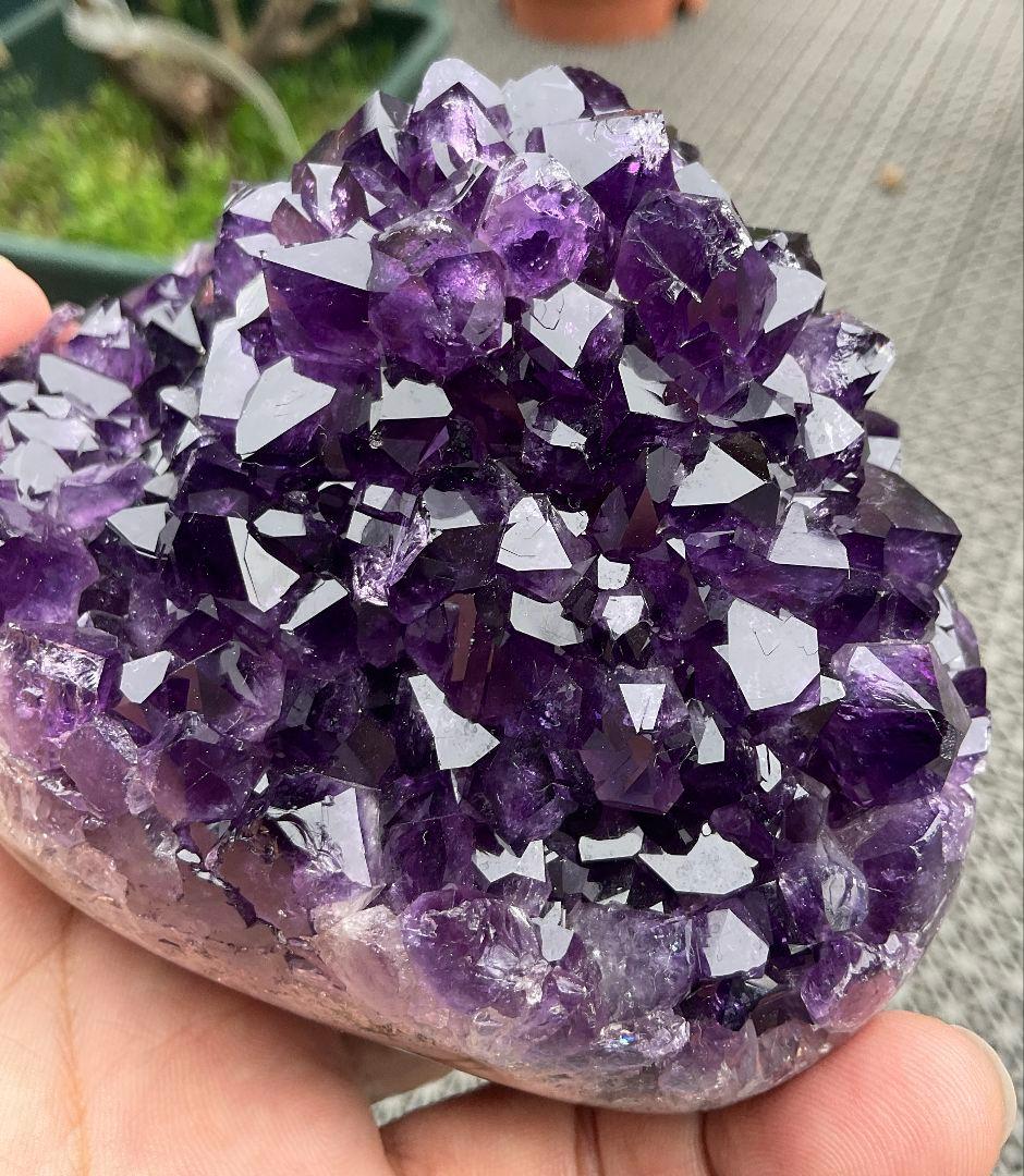 【トップグレード】天然石 ウルグアイ産 アメジストフラワー