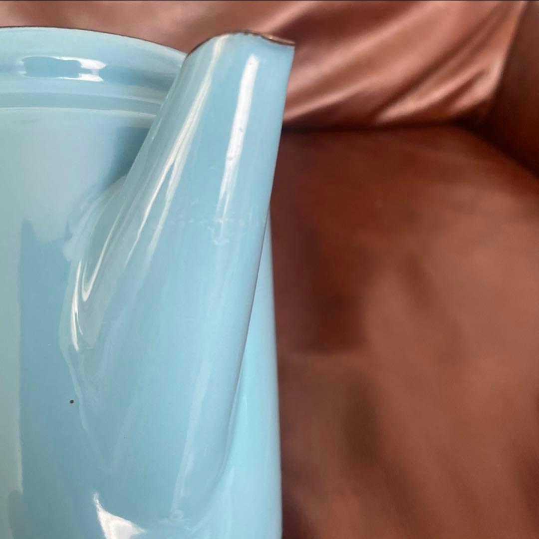 ヌルメスニエミ 水色 ポット ビンテージ アンティーク 北欧 かもめ食堂 ケトル