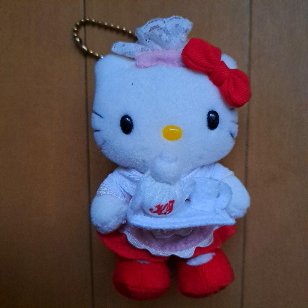 ハローキティ　レストラン限定　ぬいぐるみマスコット　ファスナーマスコット　セット
