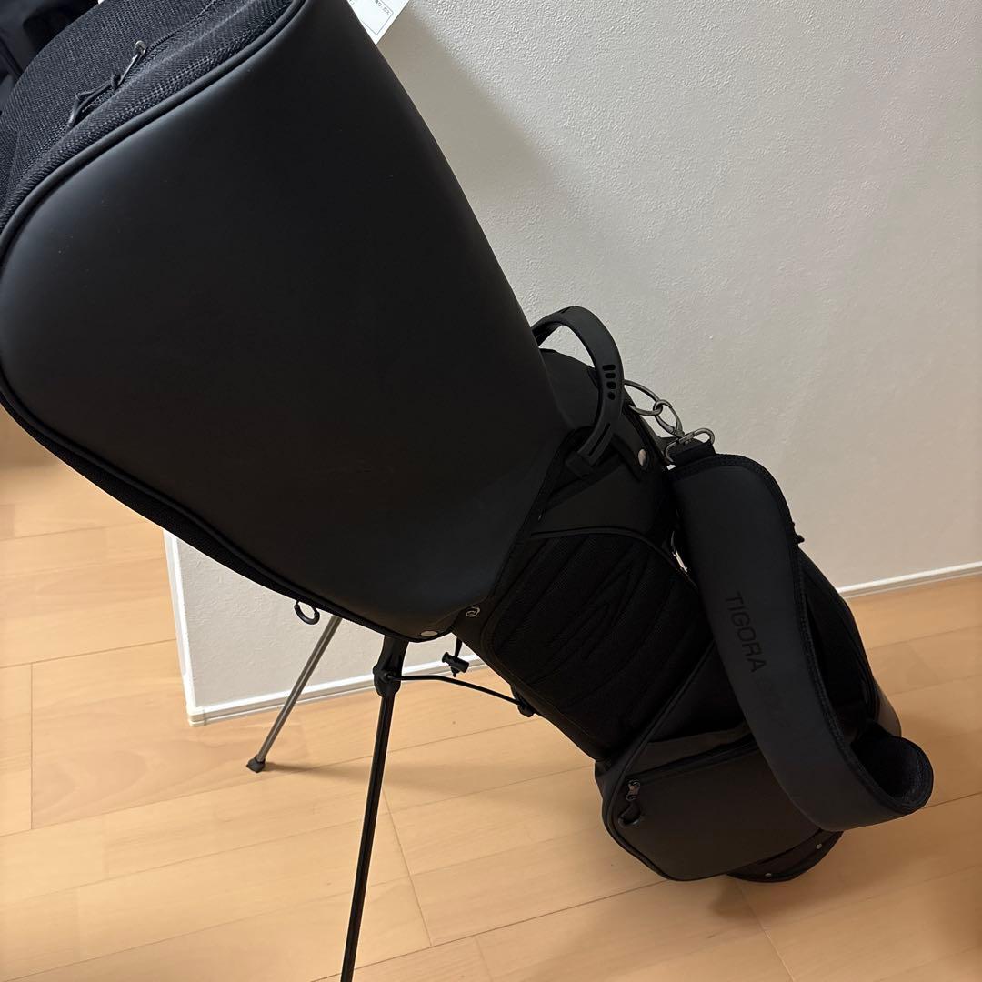 TIGORA GOLF ブラック ゴルフバッグ