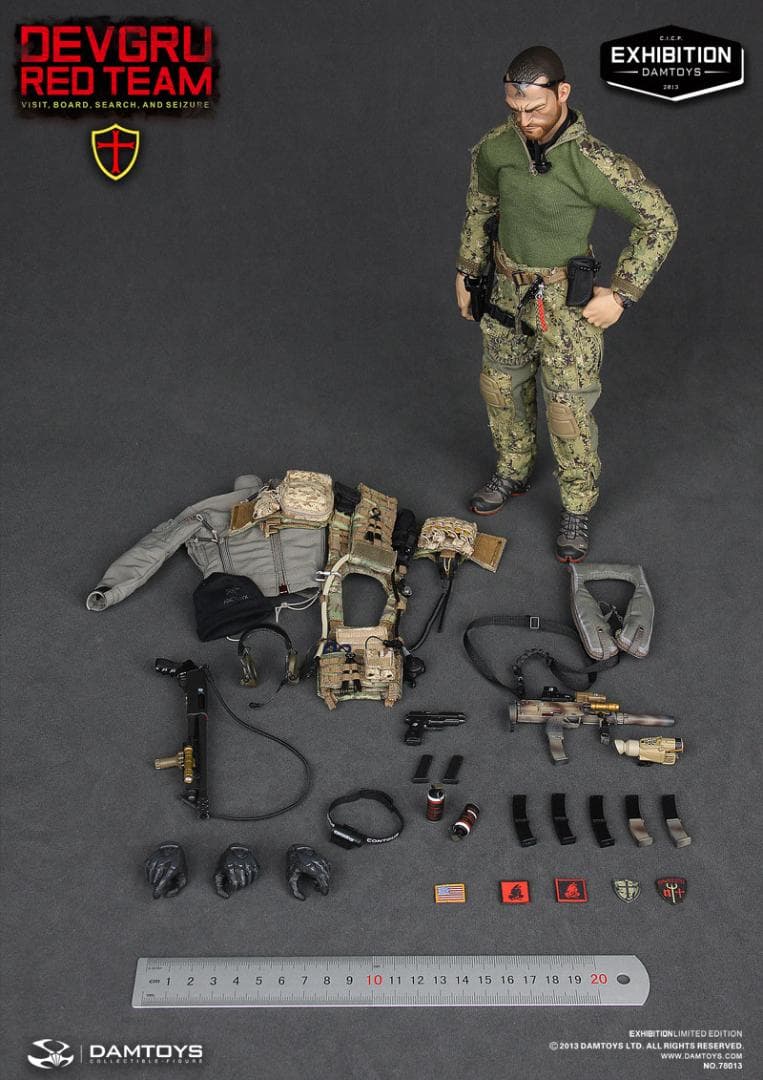 DAMTOYS　DEVGRU RED TEAM VBSS　78013