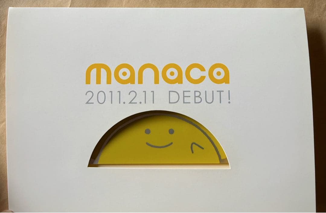 manacaデビュー記念デザイン