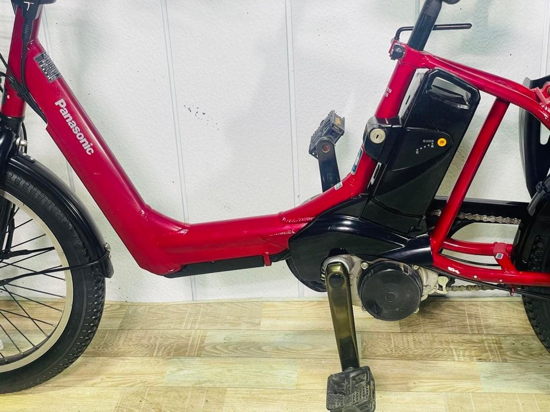 ★3085パナソニック13.2アンペア 20インチ子供乗せ電動アシスト自転車