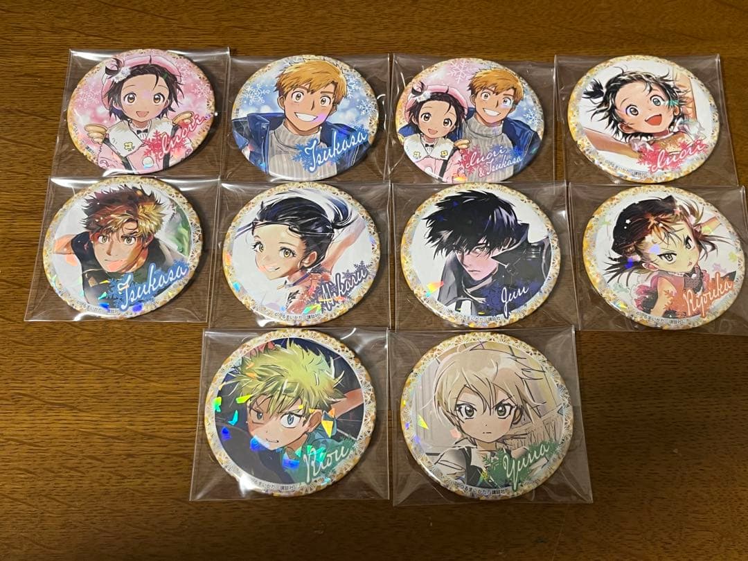 メダリスト　マンガ展　缶バッジ　セット