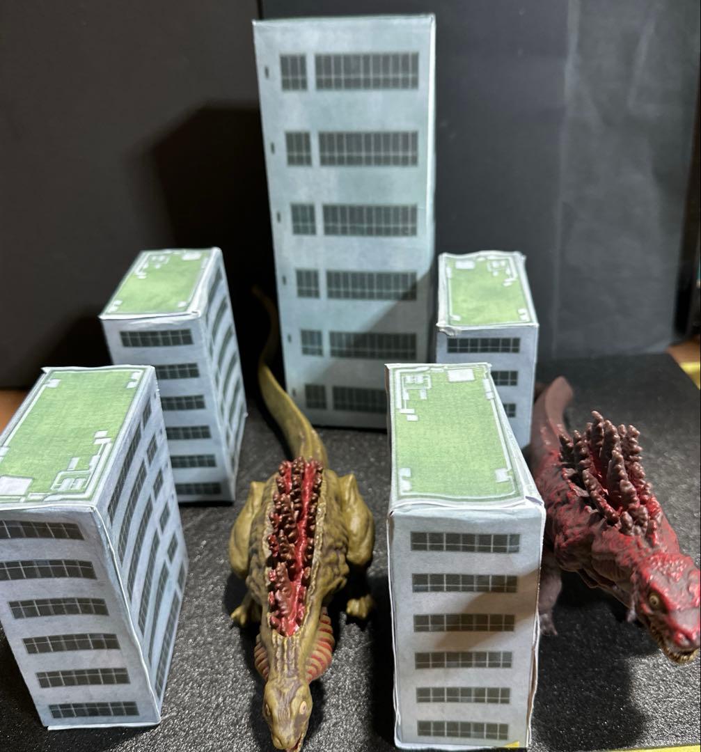 ムービーモンスター シンゴジラ形態変化重塗装3体セット、カード付き