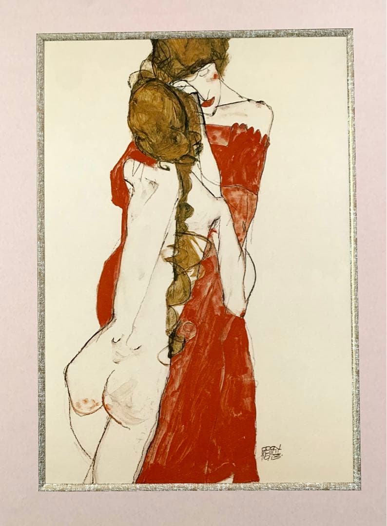 エゴンシーレ 絵画 （中サイズ）