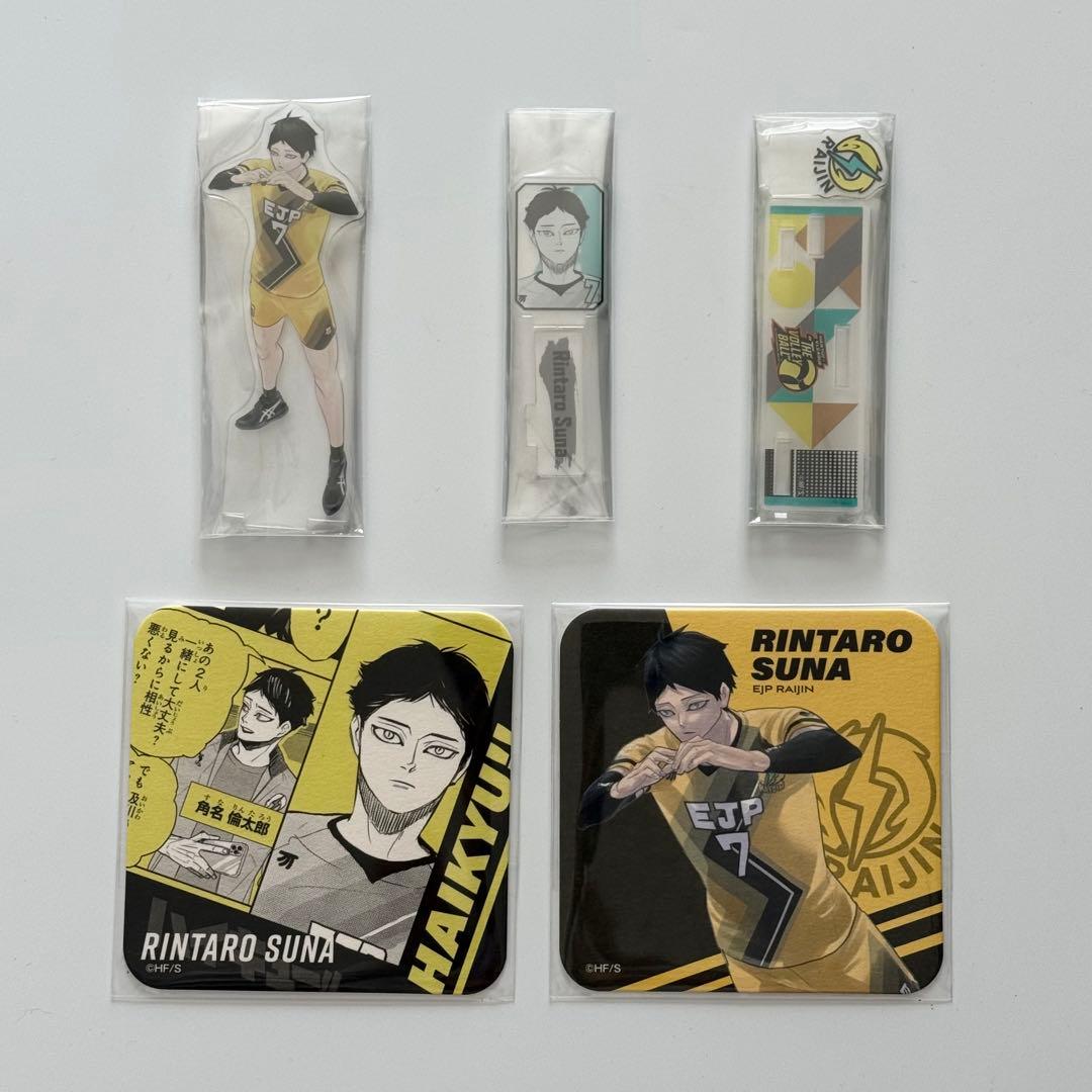 ハイキュー Vリーグ コラボ ジオラマフィギュア アートコースター 角名倫太郎