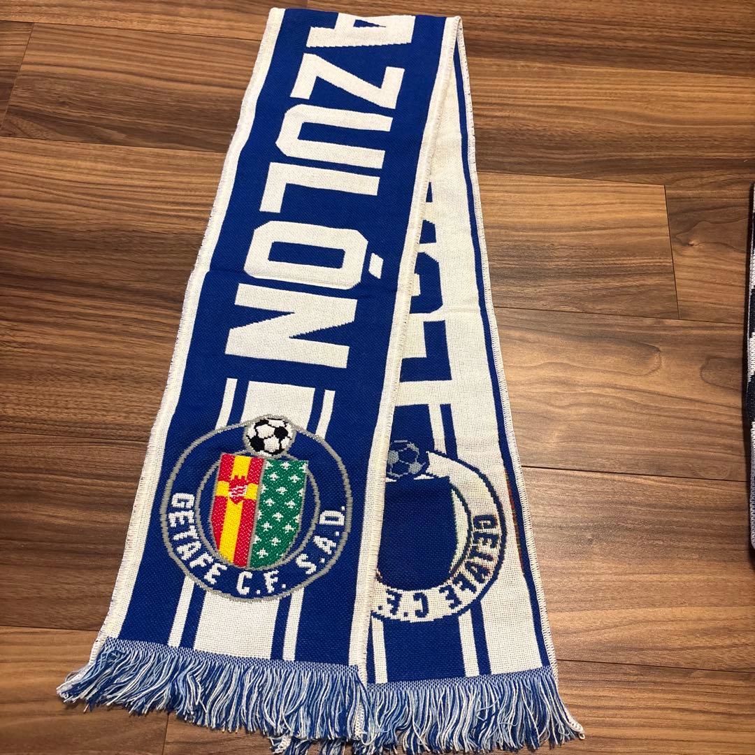 【美品】海外　サッカー　マフラー　タオル　バルセロナ　マドリード　グッズ