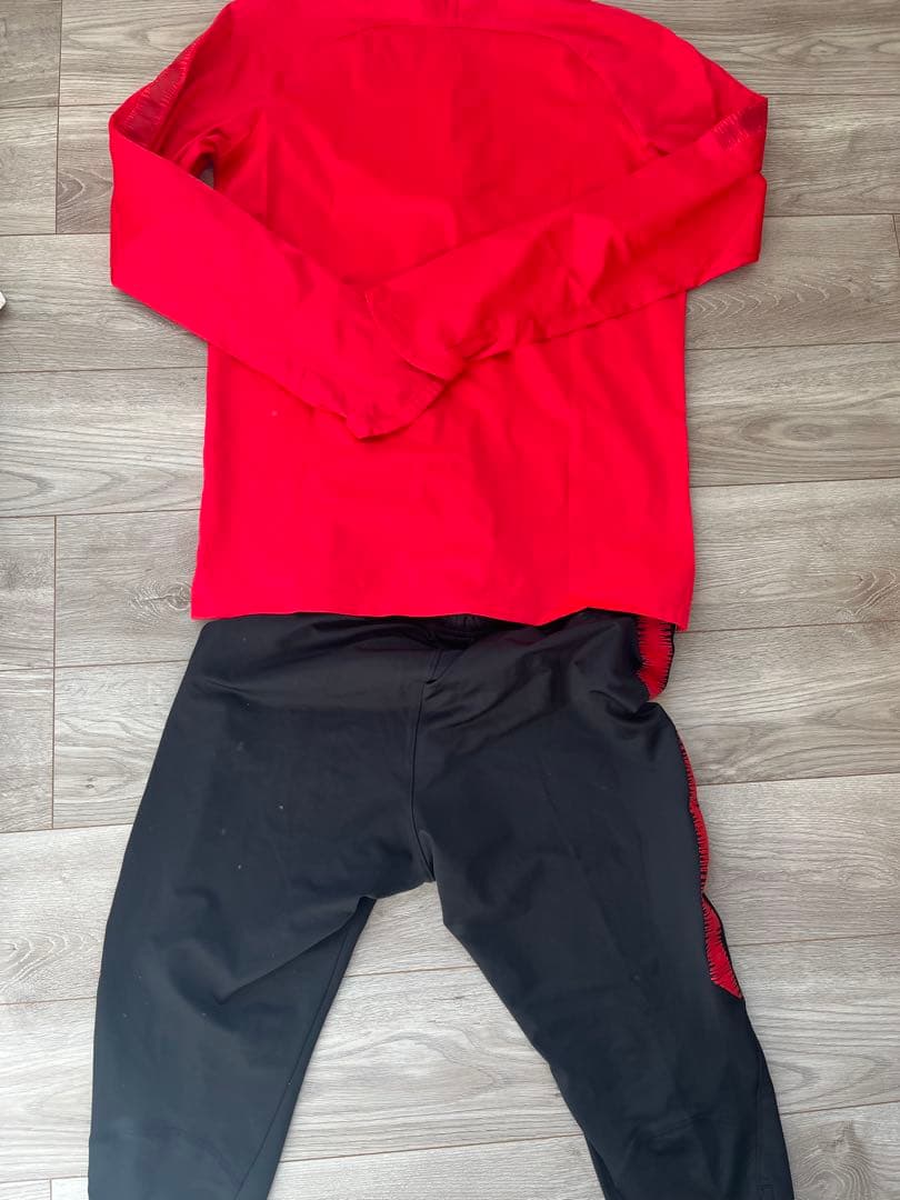 非売品 サンフレッチェ広島 支給品 ハーフジップピステ L ＆ジャージパンツXL