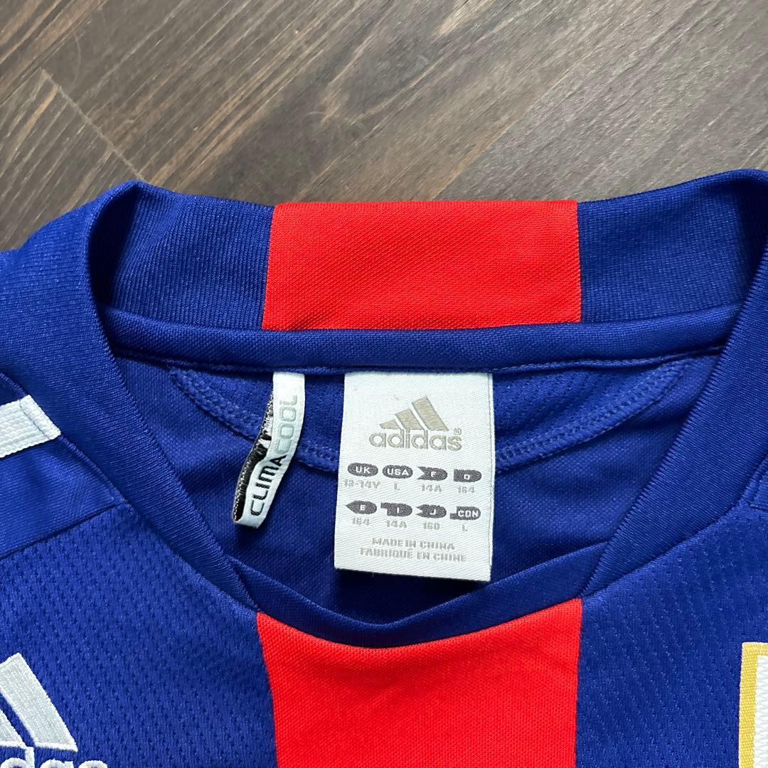 8SM1 adidas サッカー日本代表　ユニフォーム　ゲームシャツ　15番古着