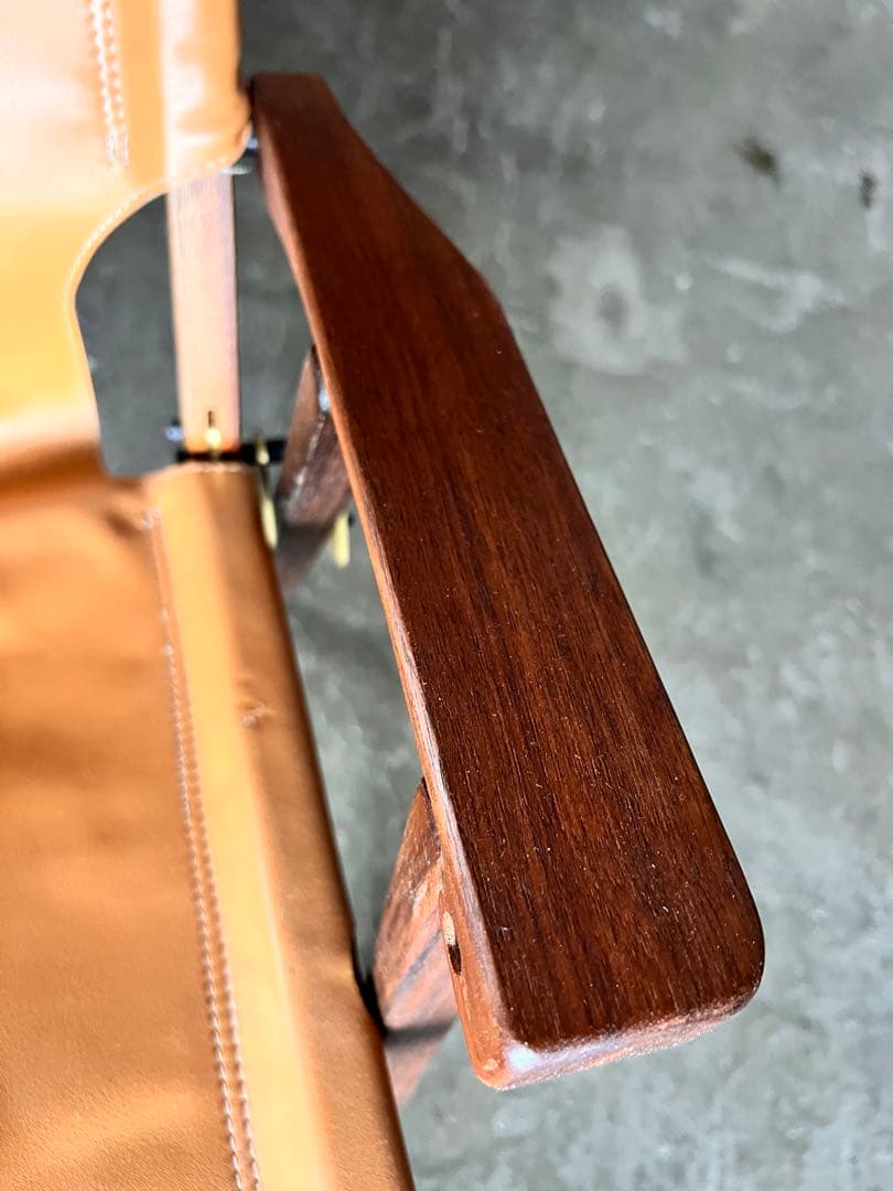 キャンプオンパレード　コンダクターズチェア　レザー