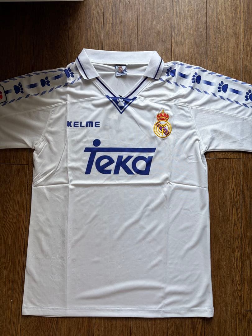 レアル・マドリード ユニフォーム KELME TEKA ホワイト ヴィンテージ
