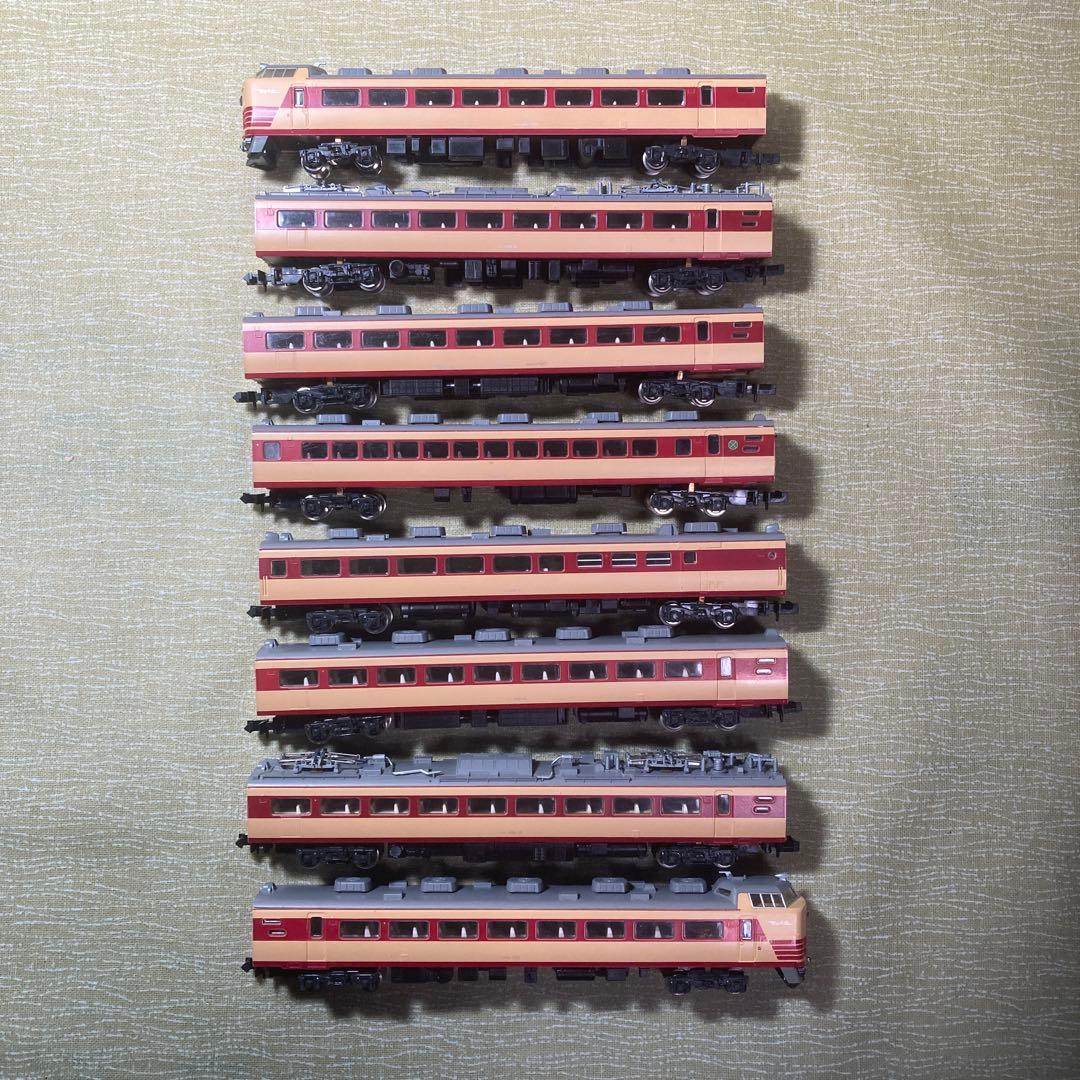 KATO 10-034相当 489系8輌セット＊ケース無ジャンク