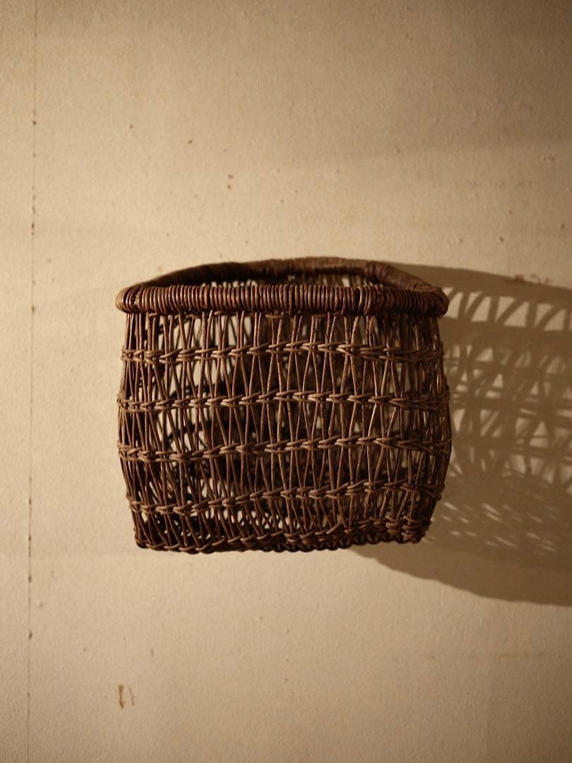 古道具　籠　民藝　ブロカント　襤褸　ヴィンテージ　french 古道具坂田
