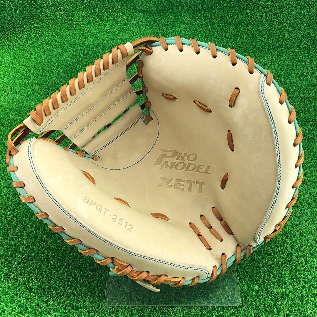 ゼット ZETT 捕手用 硬式キャッチャーミット 右投げ 海外 1075